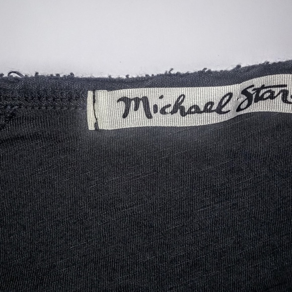 Michael Stars Grey Slub Elbow Tee, NWOT - Picture 2 of 5
